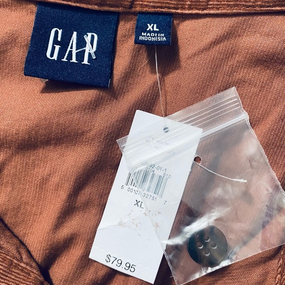 GAP Brown Long Sleeve Button-Up Dress - Picture 4 of 5